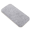 Non Toxic Non Tasteless Dirt Resistance Wool Felt Eyeglasses Sunglasses Case Box Pen Pouch Sleeve Light Grey