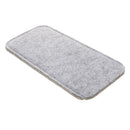 Non Toxic Non Tasteless Dirt Resistance Wool Felt Eyeglasses Sunglasses Case Box Pen Pouch Sleeve Light Grey