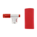 Portable CO2 Bicycle Bike Threaded Cartridge Tire Pump Mini Cycle Tyre Inflator for Presta Schrader Red