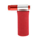 Portable CO2 Bicycle Bike Threaded Cartridge Tire Pump Mini Cycle Tyre Inflator for Presta Schrader Red