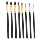 13pcs Wooden Handle Makeup Brushes Set Eyeshadow Eyeliner Foundation - Black