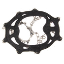 Ice Snow Walking Anti Slip 11 Teeth Spikes Grippers Shoe Boot Chain Crampons
