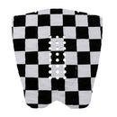 3 piece Black and White Grid EVA Diamond Surfboard Traction Tail Pads Deck Grips