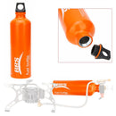 Expedition Camping Backpacking Stove Orange Aluminum Fuel Bottle 750ML