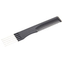 10pcs/set Pro Salon Hair Cut Styling Hairdressing Barbers Combs Brushes with Storage Bag - Black