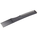 10pcs/set Pro Salon Hair Cut Styling Hairdressing Barbers Combs Brushes with Storage Bag - Black