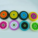 2 x Heavy Duty 100mm Trolley Wheels Replacement Scooter Wheels Random Color