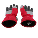 1 Pair Anti-Slip Windproof Waterproof Warm Thermal Keep Snowboarding Skiing Outdoor Sports Gloves for Men Women L Red