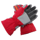 1 Pair Anti-Slip Windproof Waterproof Warm Thermal Keep Snowboarding Skiing Outdoor Sports Gloves for Men Women L Red