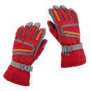 1 Pair Anti-Slip Windproof Waterproof Warm Thermal Keep Snowboarding Skiing Outdoor Sports Gloves for Men Women XL Red