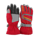 1 Pair Anti-Slip Windproof Waterproof Warm Thermal Keep Snowboarding Skiing Outdoor Sports Gloves for Men Women XL Red