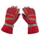 1 Pair Anti-Slip Windproof Waterproof Warm Thermal Keep Snowboarding Skiing Outdoor Sports Gloves for Men Women XL Red
