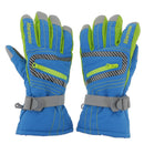 1 Pair Anti-Slip Windproof Waterproof Warm Thermal Keep Snowboarding Skiing Outdoor Sports Gloves for Men Women XL Blue