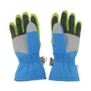 1 Pair Anti-Slip Windproof Waterproof Warm Thermal Keep Snowboarding Skiing Outdoor Sports Gloves for Men Women XL Blue