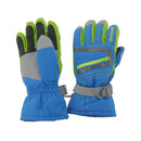1 Pair Anti-Slip Windproof Waterproof Warm Thermal Keep Snowboarding Skiing Outdoor Sports Gloves for Men Women XL Blue