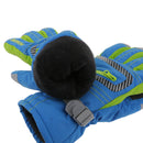 1 Pair Anti-Slip Windproof Waterproof Warm Thermal Keep Snowboarding Skiing Outdoor Sports Gloves for Men Women XL Blue