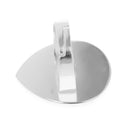 Stainless Steel Eyelash Extension Glue Ring Holder Pallet Heart Shape Silver