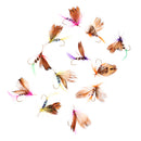 12 Pcs Dry Trout Fly Fishing Flies Topwater Fishing Lures Hooks