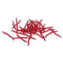 Pack of 50 Red Earth Worm Soft Lure Bait Great Imitation Realistic Movement