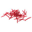 Pack of 50 Red Earth Worm Soft Lure Bait Great Imitation Realistic Movement