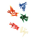 Pack of 5 Soft Rubber 3D Shrimp Prawn Fishing Lures Bait Random Color