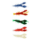 Pack of 5 Soft Rubber 3D Shrimp Prawn Fishing Lures Bait Random Color