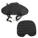 Deluxe Padded Kayak Canoe Boat Dinghy Seat Adjustable Backrest with Back Bag