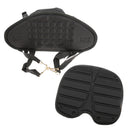 Deluxe Padded Kayak Canoe Boat Dinghy Seat Adjustable Backrest with Back Bag