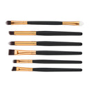 Professional 6pc Eye Brushes Set Eyeshadow Blending Pencil Brush Makeup Tool