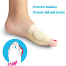 Women's Gel Toe Bunion Orthotics Pad Protector Sleeves Hallux Valgus Corrector Beige