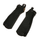 1 Pair Black Soft Leather Equestrian Horse Riding Gaiters Half Chaps Medium