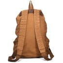 Fashion Canvas Large Backpack Vintage Rucksack Hiking Travel Shouder Bag Carry Case - Tan