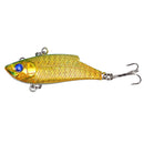 10Pcs Multicolored ABS Plastic VIB Fishing Lures Crankbait Tackle Hooks