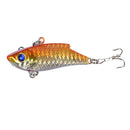 10Pcs Multicolored ABS Plastic VIB Fishing Lures Crankbait Tackle Hooks