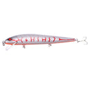 Set of 8 Hard Plastic Fishing Lures Baits Crankbaits Tackle Hooks 14cm/15.8g