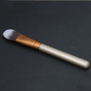 Flat Head Makeup Brush Blush Contour Foundation Brush Cosmetic Tool - Pack of 1 - Gold