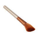Pro Oblique Head Makeup Brush Powder Foundation Blush Brush Cosmetic Tool - Wooden Handle