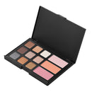 Professional 12 Colors Eyeshadow Blush Blusher Palette Makeup Cosmetic Tool