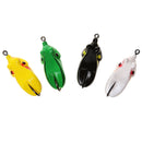 Vivid Frog Baits Durable Ray Frog Fishing Lure Soft Bionic Bait Lead Head Hook