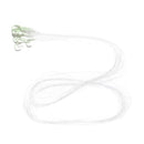30 x Sharpened Barbed String Hooks Glow in Dark Sea Fishing Tackle Hooks