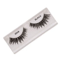 Women Pro Fashionable Eye Makeup Beauty Party Charms 1 Pair Black Handmade Natural Artificial Eyelashes Eye Extensions - 7