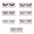 Women Pro Fashionable Eye Makeup Beauty Party Charms 1 Pair Black Handmade Natural Artificial Eyelashes Eye Extensions - 7
