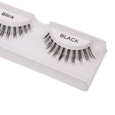 Women Pro Fashionable Eye Makeup Beauty Party Charms 1 Pair Black Handmade Natural Artificial Eyelashes Eye Extensions - 4