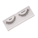 Women Pro Fashionable Eye Makeup Beauty Party Charms 1 Pair Black Handmade Natural Artificial Eyelashes Eye Extensions - 4