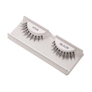 Women Pro Fashionable Eye Makeup Beauty Party Charms 1 Pair Black Handmade Natural Artificial Eyelashes Eye Extensions - 2
