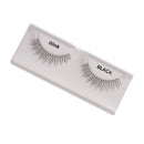 Women Pro Fashionable Eye Makeup Beauty Party Charms 1 Pair Black Handmade Natural Artificial Eyelashes Eye Extensions - 1
