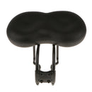 Black Extra Comfort No Pressure Bicycle Bike Cycle Seat Ergonomic Wide Large