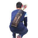 Adjustable Hunting Back Archery Arrow Case Carrier Pocket with Strap