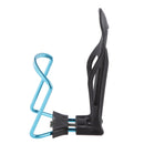 Adjustable Aluminum Cycling Bike Water Bottle Holder Cage Cup Rack - Blue