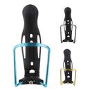 Adjustable Aluminum Cycling Bike Water Bottle Holder Cage Cup Rack - Blue